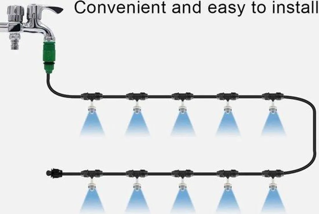 Connecteur en T 16mm pour diviser votre système d'arrosage goutte à goutte