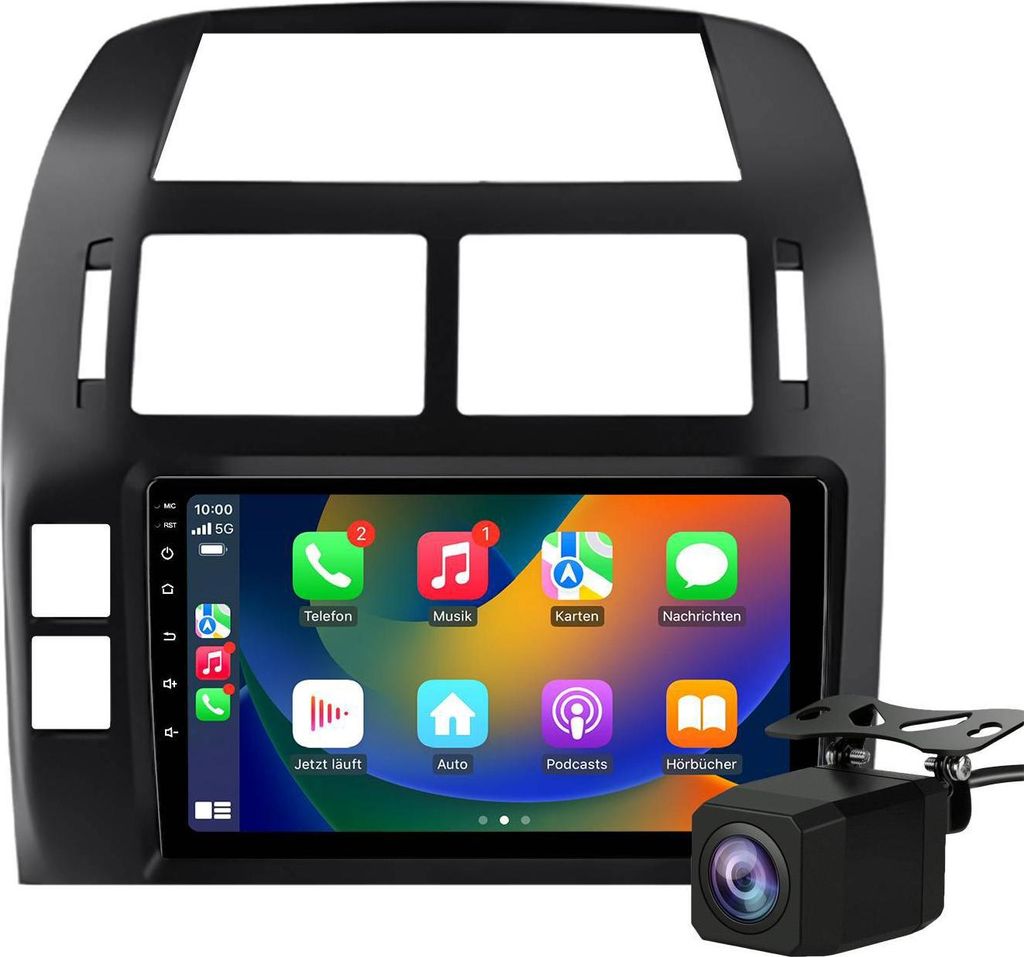 Android Autoradio 9 Zoll 64GB für VW Polo 9N / 9N3 Produktbild 