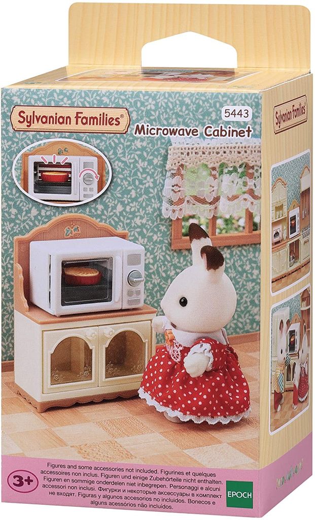 Sylvanian Families- Mikrowellenschrank-Set, Farbe (EPOCH 5443) SYLVANIAN FAMILIES