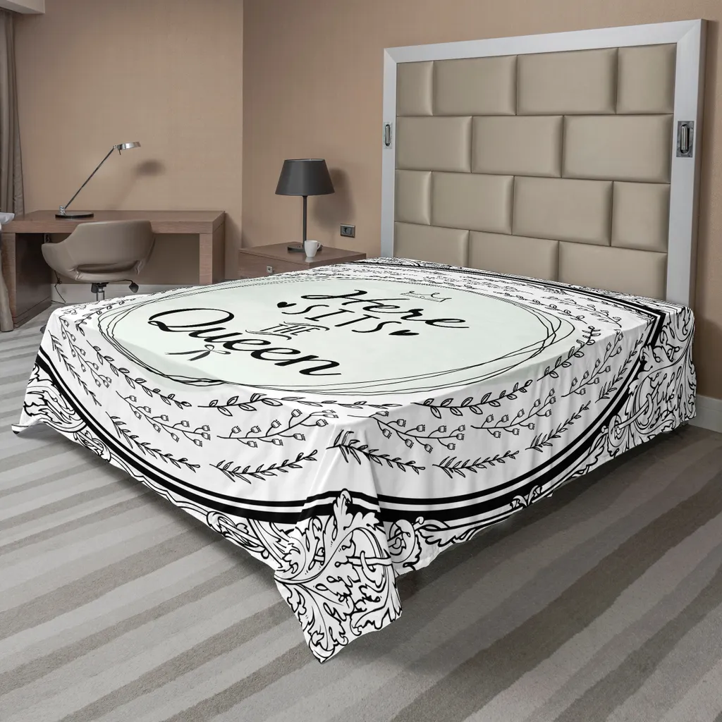 Drap de lit confortable en tissu doux vert menthe et gris anthracite