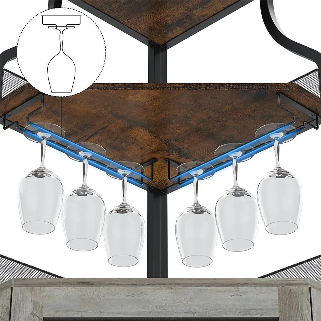 Rangement vin d'angle compact : finissez-en avec le désordre des verres - 8