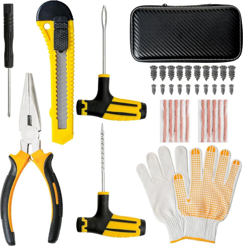 Bandenreparatureset Auto - Bandenreparatie Set - Banden Reparatieset Auto - Autoband Reparatie - Bandenreparatiekit - Autoband Reparatie - Autoband...