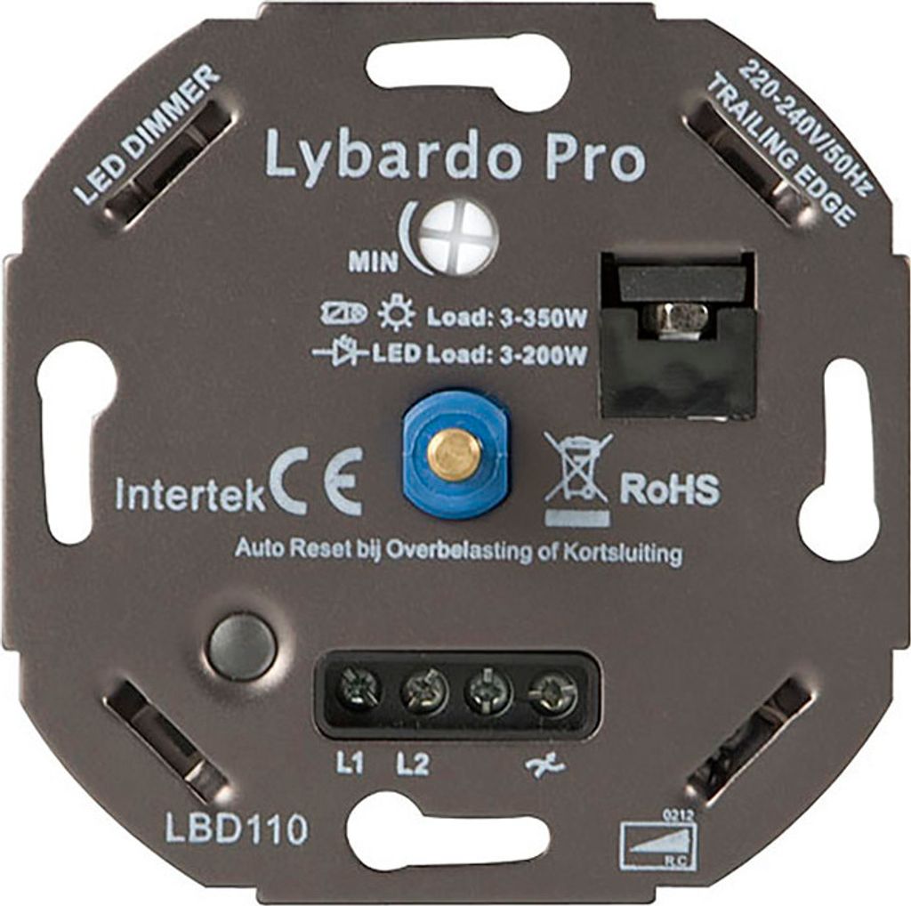 LED-Dimmer Lybardo Pro 3-200 Watt | Universal | Unterputz | Produktbild 