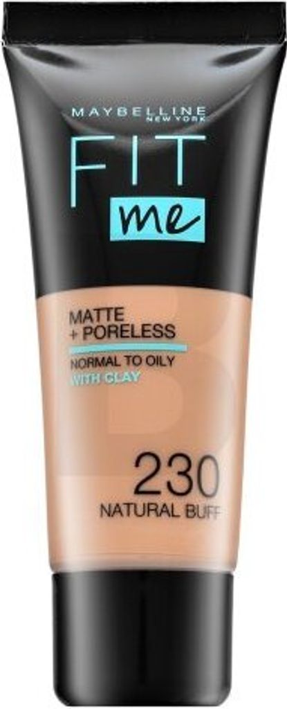 Maybelline Foundation Matte + Poreless 230 Natural Buff Flüssiges Make Up für eine einheitliche und aufgehellte Gesichtshaut 30 ml