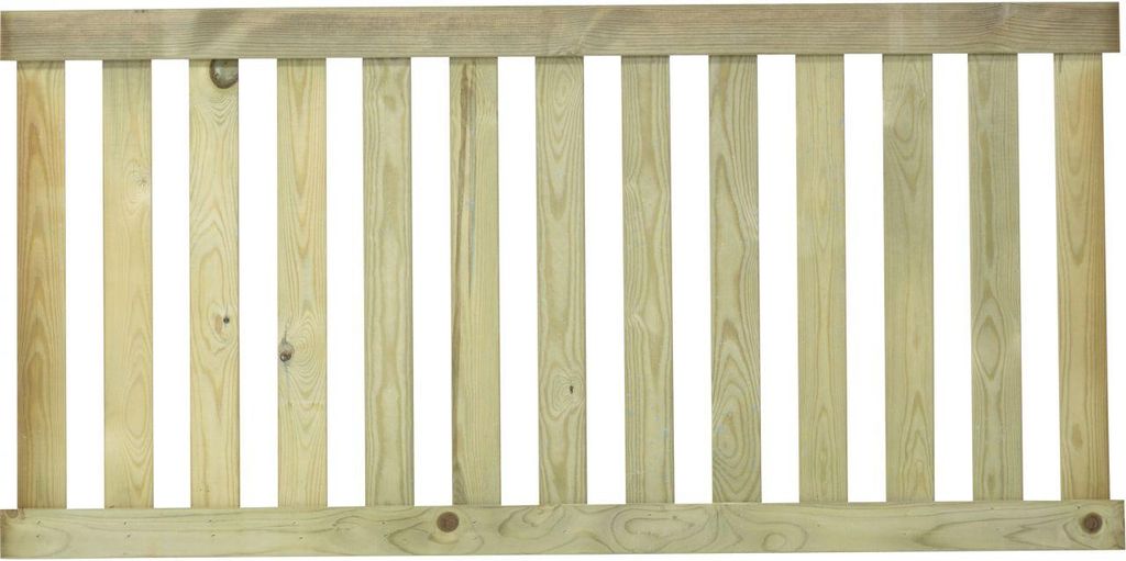 Vorgartenzaun PLUS Ligno 150 x 73 cm kesseldruckimprägniert Produktbild 