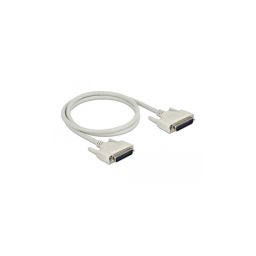 DeLOCK Serielles Kabel D-Sub 25 Stecker zu Stecker 1 m, Beige, 1 m, D-Sub 25 Pin, D-Sub 25 Pin, Männlich, Männlich