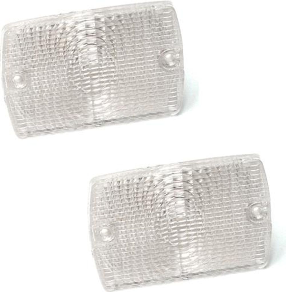 2 bílé blinkry v mřížce chladiče bílé blinkry Jeep Wrangler Obrázek produktu 