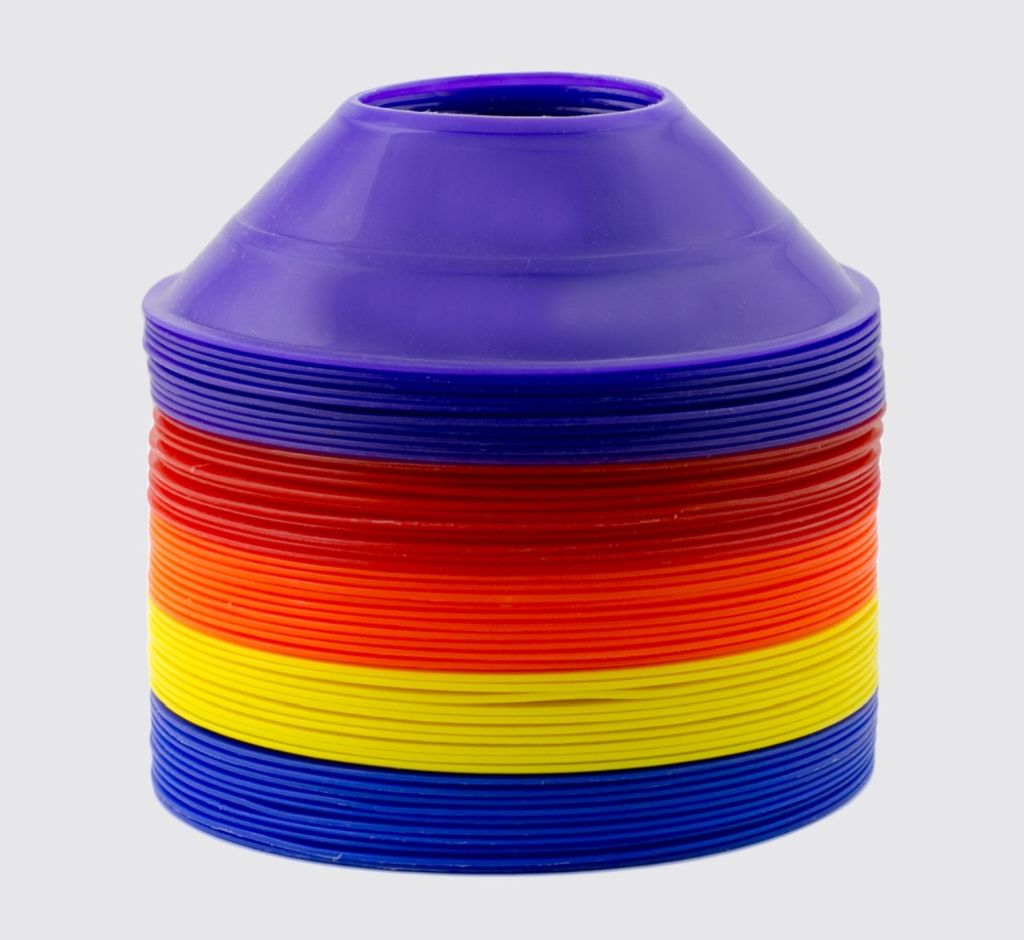 Set mit 50 Mini-Begrenzungsmarkierungen - 5 Farben - Produktbild 