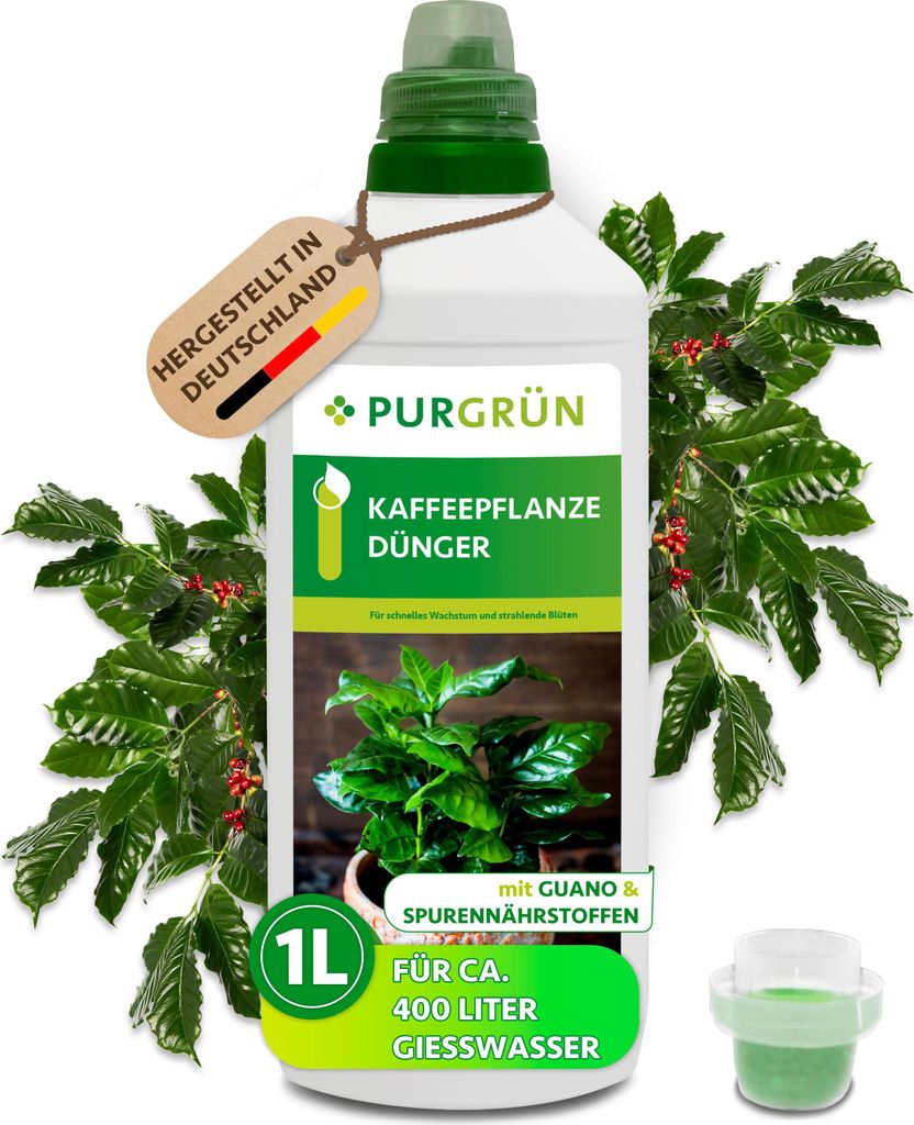 Purgrün Kaffeepflanze-Dünger 1 Liter, Produktbild 