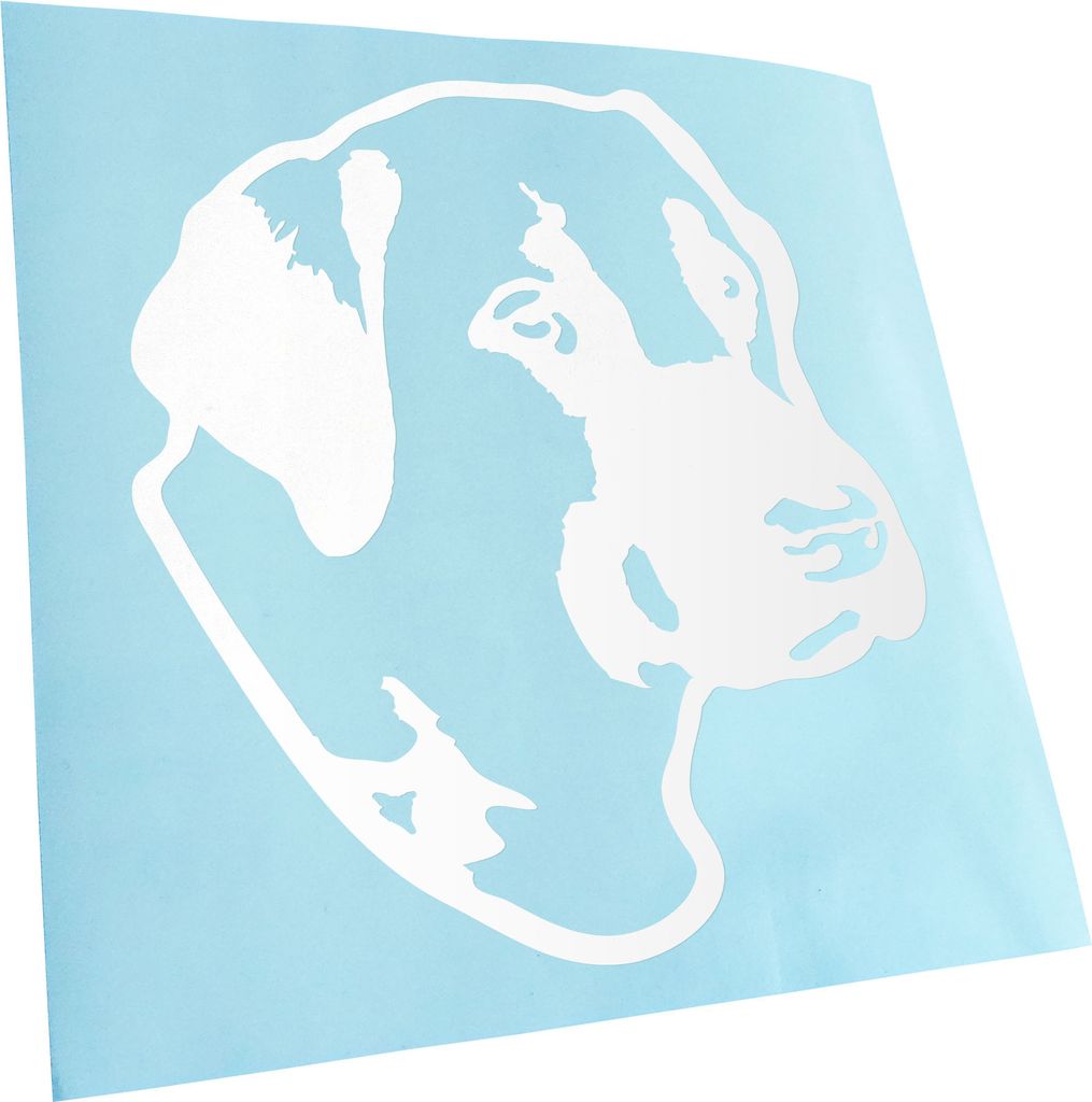 Kiwistar - Autoaufkleber - Anatolian Shepherd Dog - Weiss - 40x40cm - Aufkleber für Auto, Laptop, Fahrrad, LKW, Motorrad mehrfarbig JDM Decal Racing
