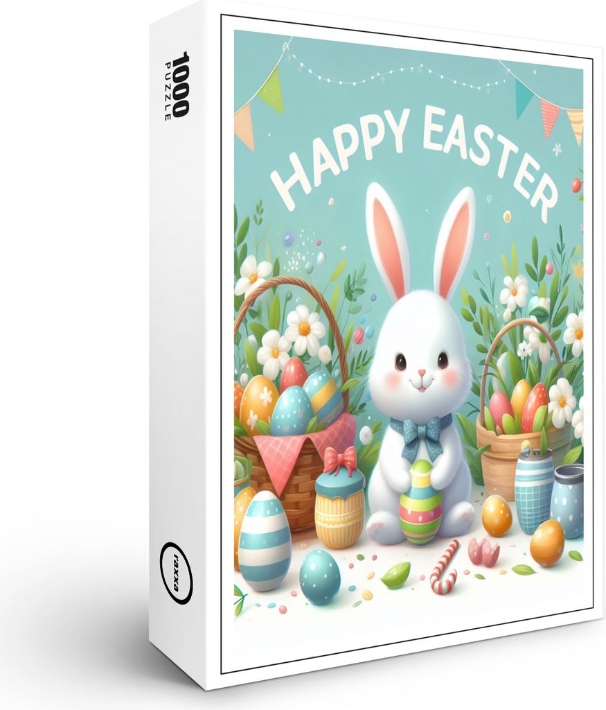 raxxa Premium-Puzzle "Happy Easter", 1000 Teile