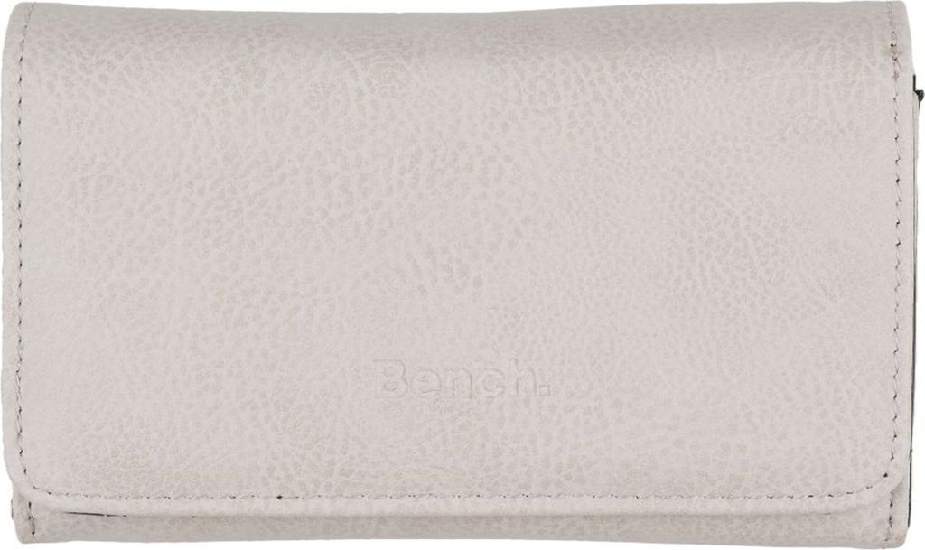 BENCH Große Damen Geldbörse Börse Portemonnaie Brieftasche Geldbeutel Clutch, Farbe:Beige