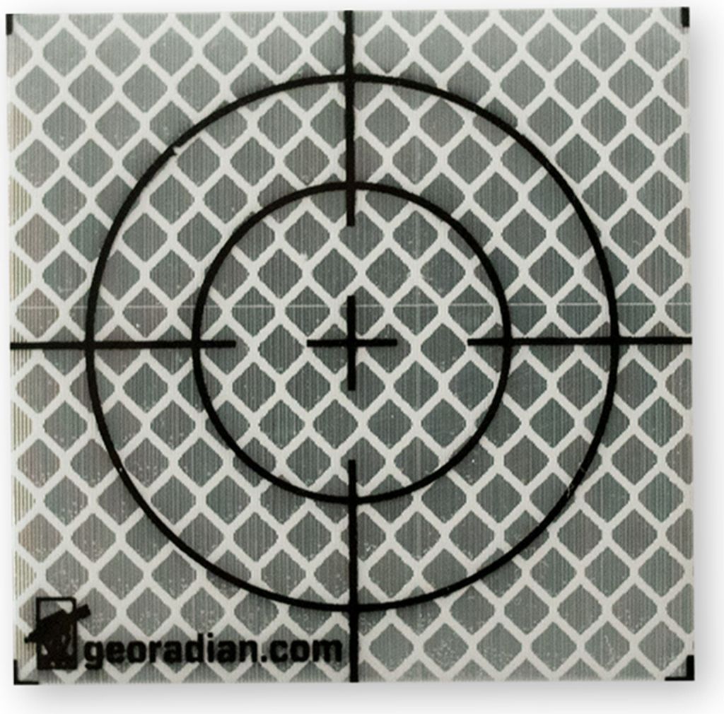 Selbstklebende Reflexzielmarke 60 x 60 mm / 20 Stück im Set Produktbild 