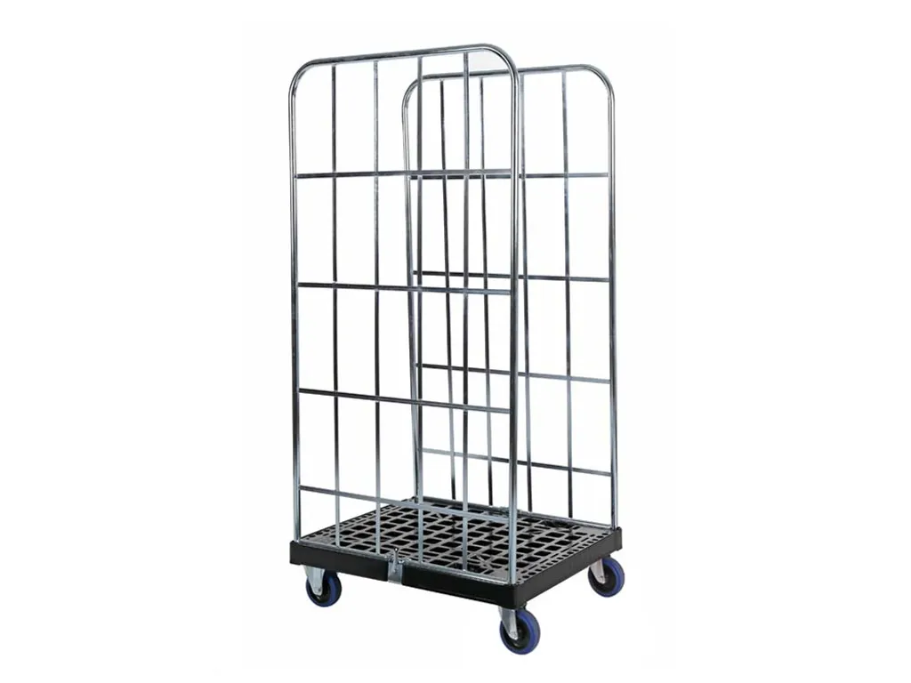 Chariot de service Saro Rw 2, 2 côtés filet pour stockage sécurisé