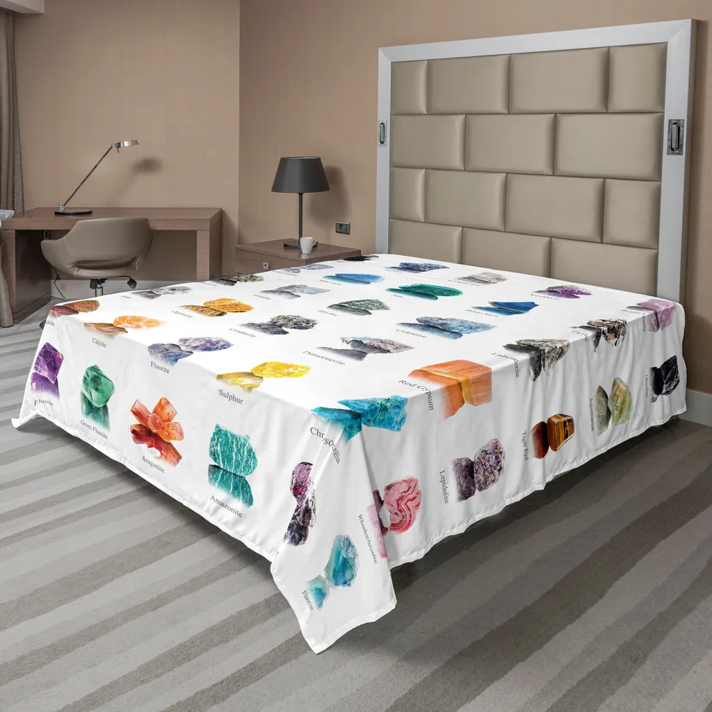 Lenzuolo Sopra ABAKUHAUS Pietre Preziose 266x260 cm - Morbido