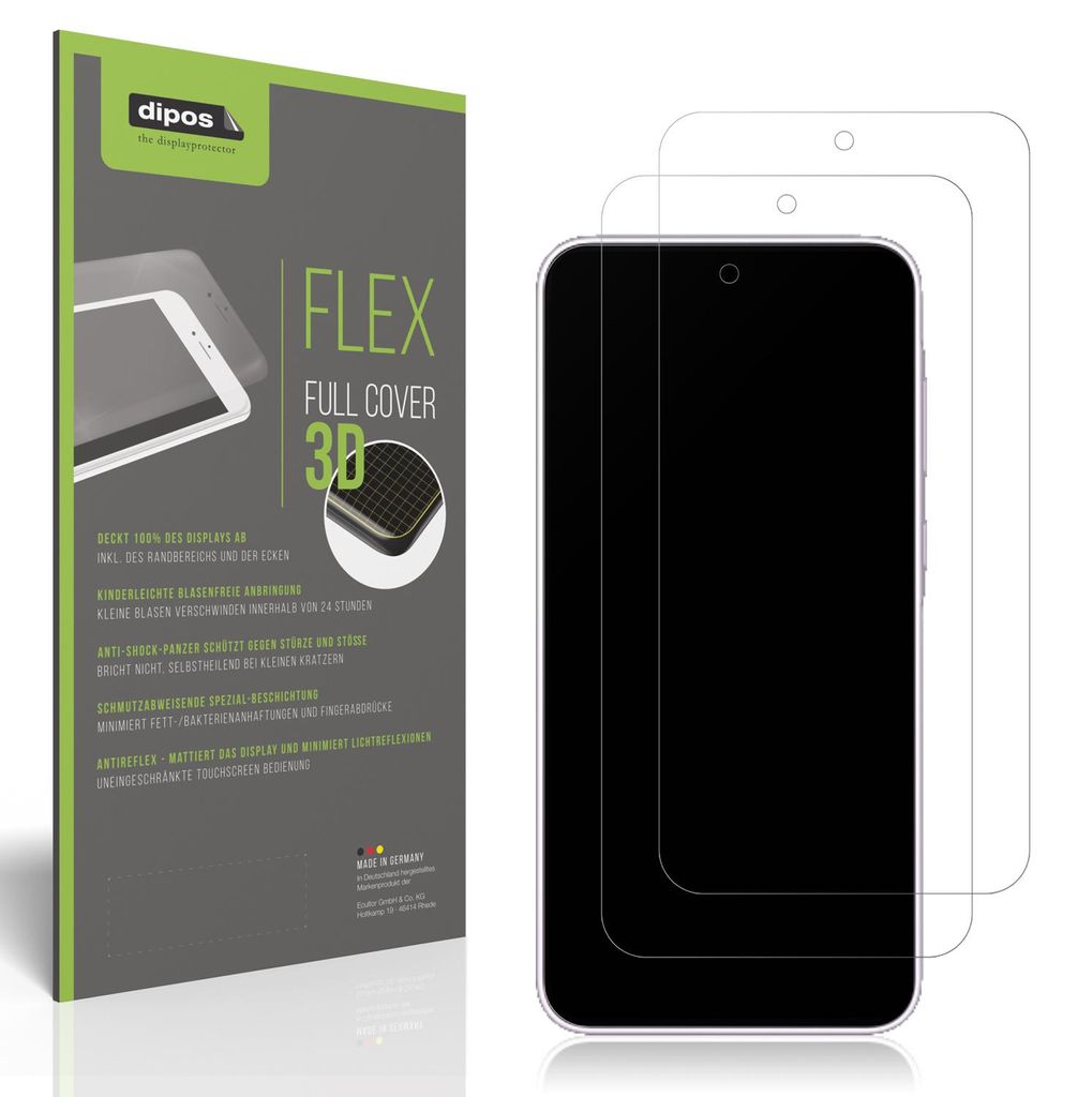 2x Full Cover Schutzfolie matt für Samsung Galaxy A35 5G Produktbild 