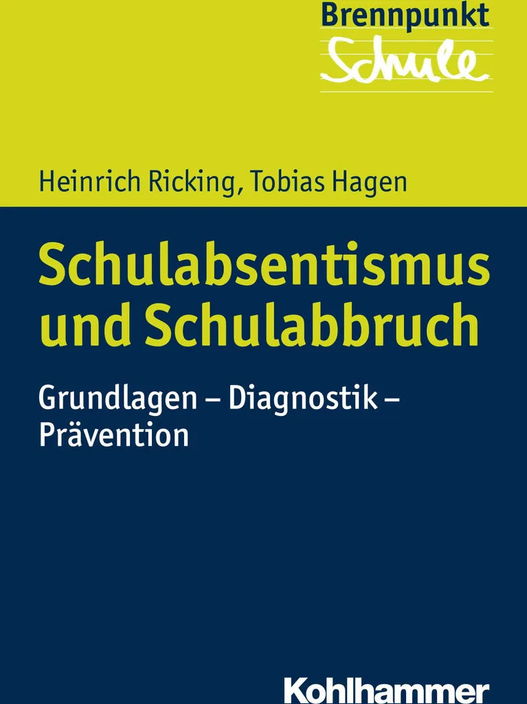Livre Schulabsentismus und Schulabbruch - Sciences de l'éducation - 2