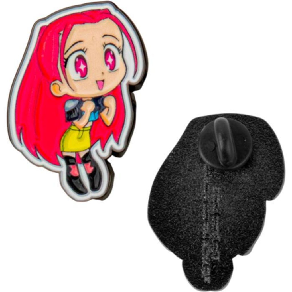 Offizieller KPop Demon Hunters Mira Chibi-Ansteckpin Produktbild 