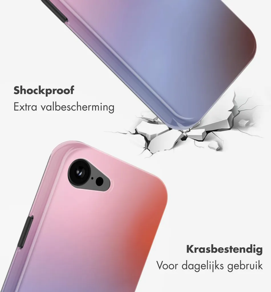 Custodia Selencia Vivid iPhone 16e MagSafe: Stile Gradient Blush - 10