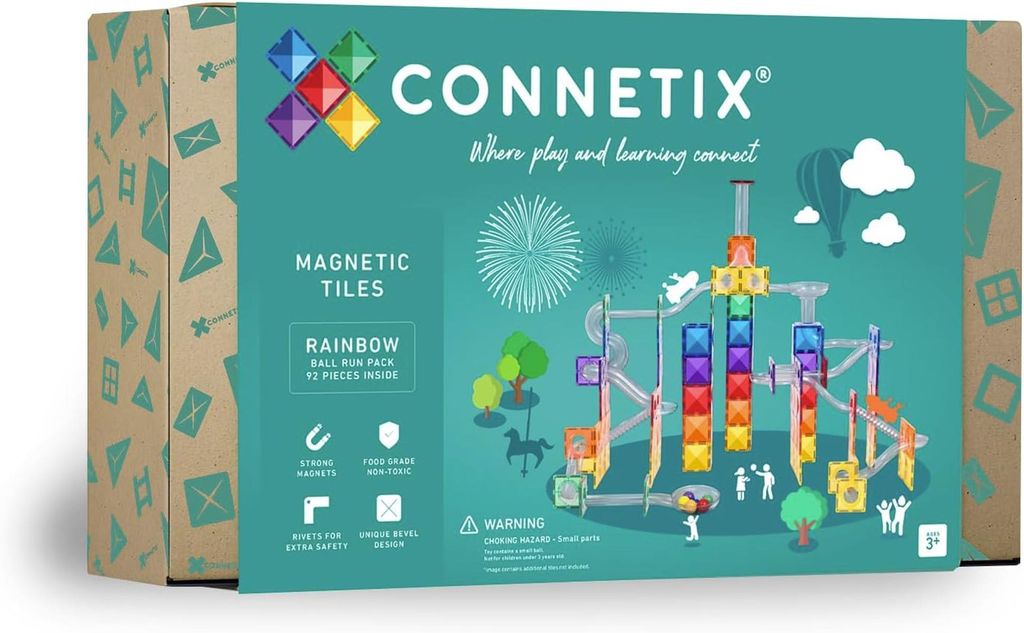 Płytki magnetyczne Connetix marble run 92 szt Zdjęcie produktu 