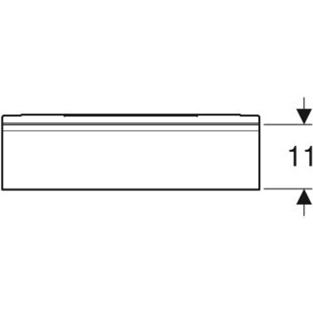 Geberit 502326JL1 Wandablage, 45x5,5x13cm