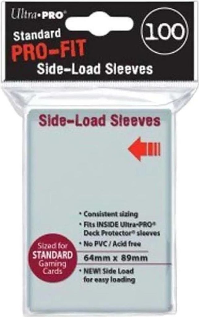 100 Ultra Pro Standard Pro-Fit Sleeves SIDE-LOAD Sleeves Produktbild 