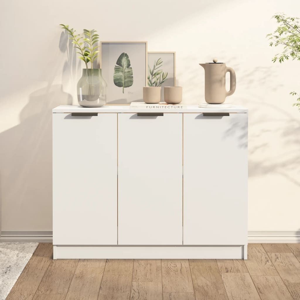 Maison Exclusive - Sideboard Weiß 90,5x30x70 cm Holzwerkstoff