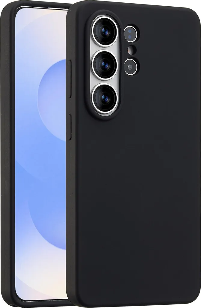 Cover posteriore in silicone liquido Accezz con MagSafe per Samsung Galaxy S26 Ultra - Nero