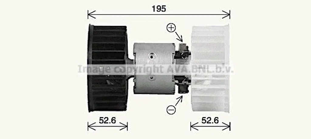 Ventilateur de chauffage silencieux AVA 64111370930 pour BMW E30 Z3