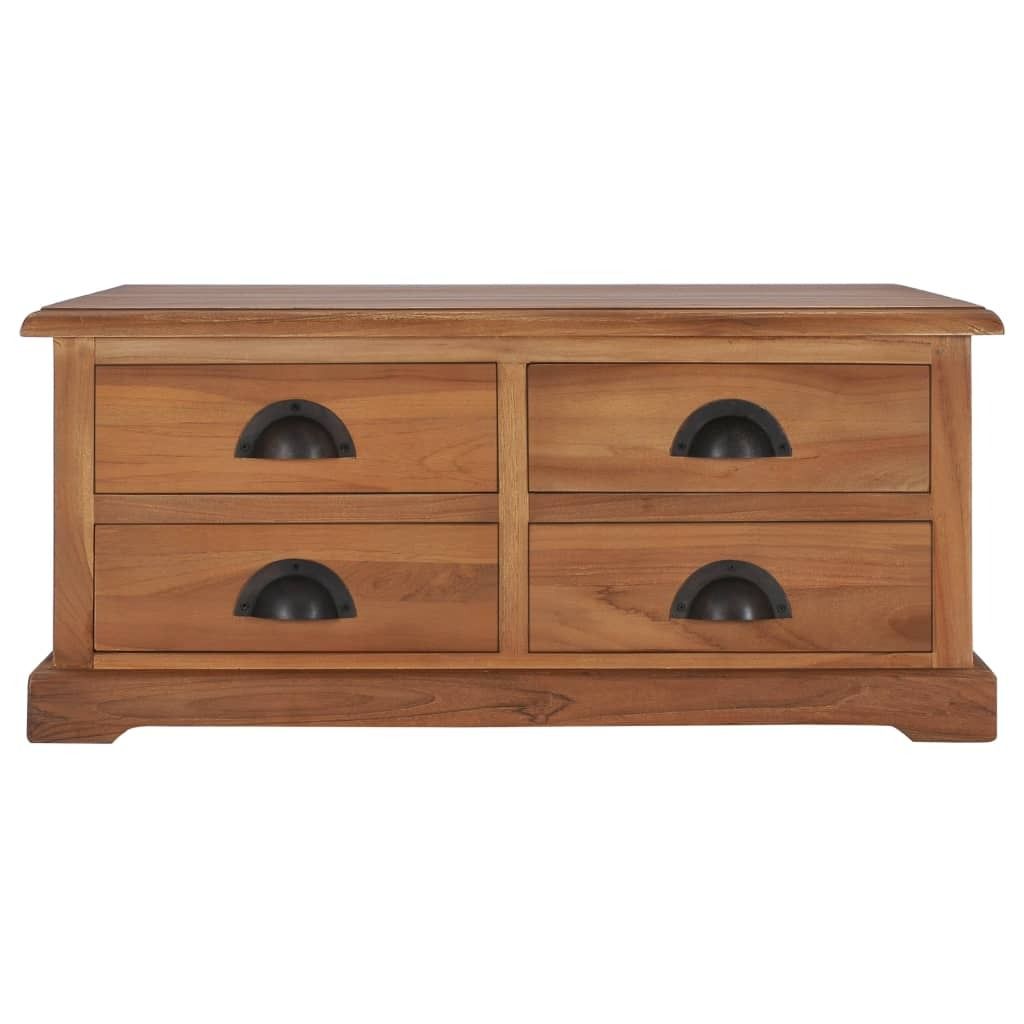 vidaXL Table basse 68 x 68 x 30 cm teck massif Image du produit 