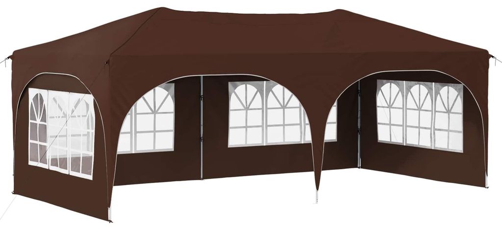 Tente de réception pliable vidaXL 575 x 288 x 245 cm, tissu Image du produit 