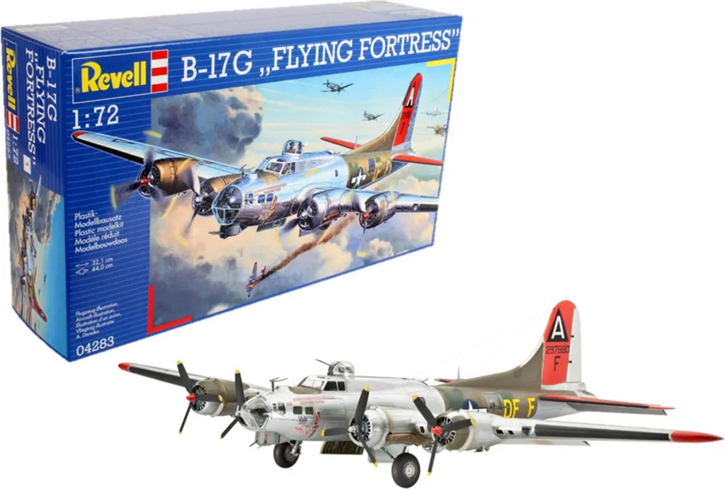Maquette Revell B-17G 1:72 - Kit de Précision sans Défauts d'Ajustage