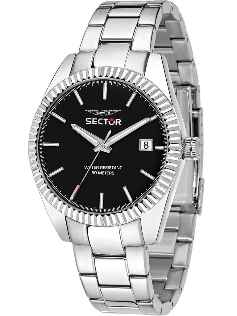 Sector 240 R3253240011: Orologio Uomo Solo Tempo Acciaio Elegante