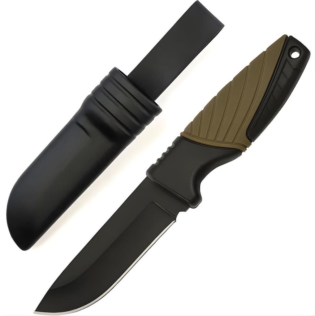 Outdoor-Messer CHB-39380 - Schwarz/Grün kaufen KP39380 Produktbild 