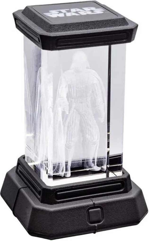 Lampe 3D Dark Vador Multicolore Holographique avec Socle Tactile Noir