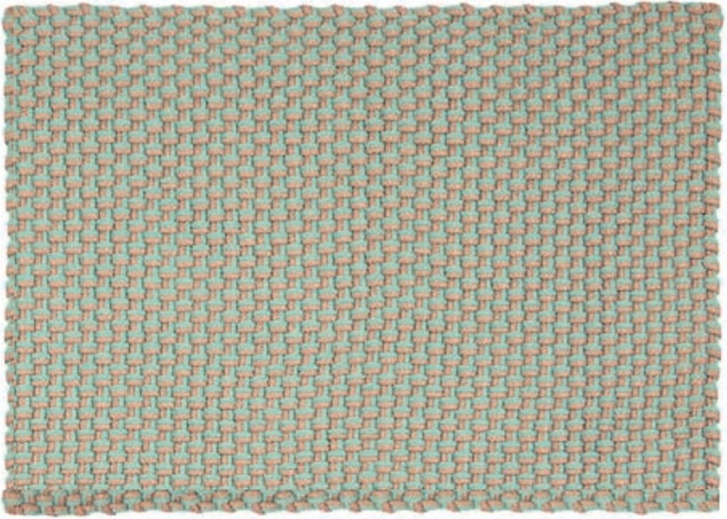 Pad Outdoor Teppich POOL Opal Türkis / Sand 140x200 Badezimmer Design Badematte