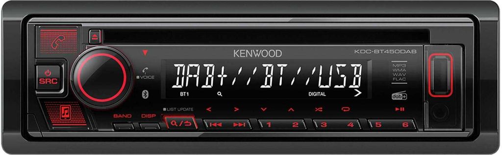Kenwood KDCBT450DAB Autoradio (Récepteur CD/USB avec Image du produit 