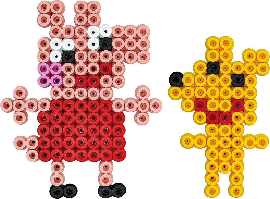Hama |Peppa Pig Hama Bügelperlen 8750 Maxi Perlen Box PEP 900 Stück.