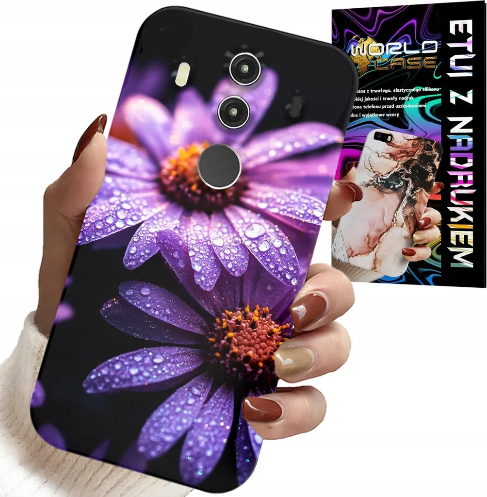 Custodia Per Huawei Mate 10 Pro - Custodia Cover Fiori Rosa Margherita