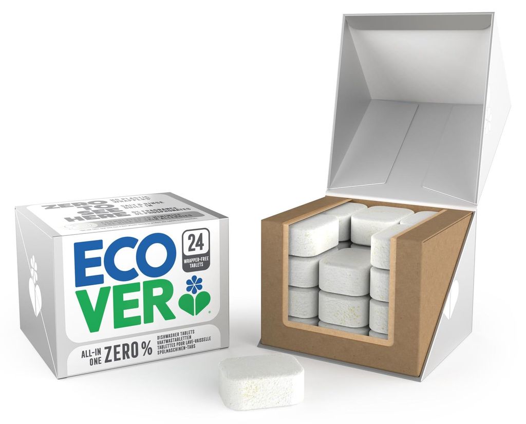 Ecover Zero All-in-One Spülmaschinentabs, 24 Stück Produktbild 