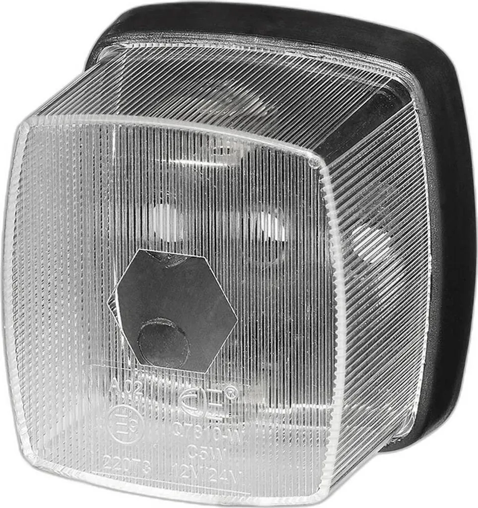 Fanale di Posizione Anteriore Bianco 65x60mm PM per Camper e Caravan