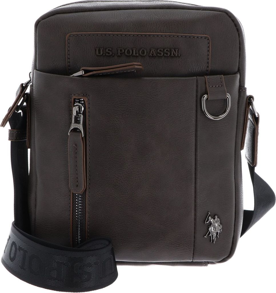 U.S. POLO ASSN. Umhängetasche Cambridge Crossbody Bag Dark / Taupe dunkelbraun