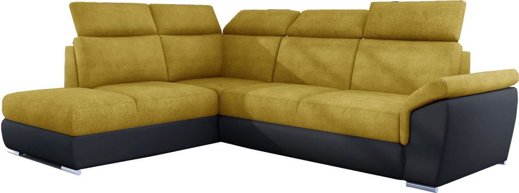 Großes Multifunktionssofa, Ecksofa, Ecksofa mit Schlaffunktion, Bettsofa mit Bettzeugablage, klassischer Stil, L-förmiges Sofa moderne Inneneinri...