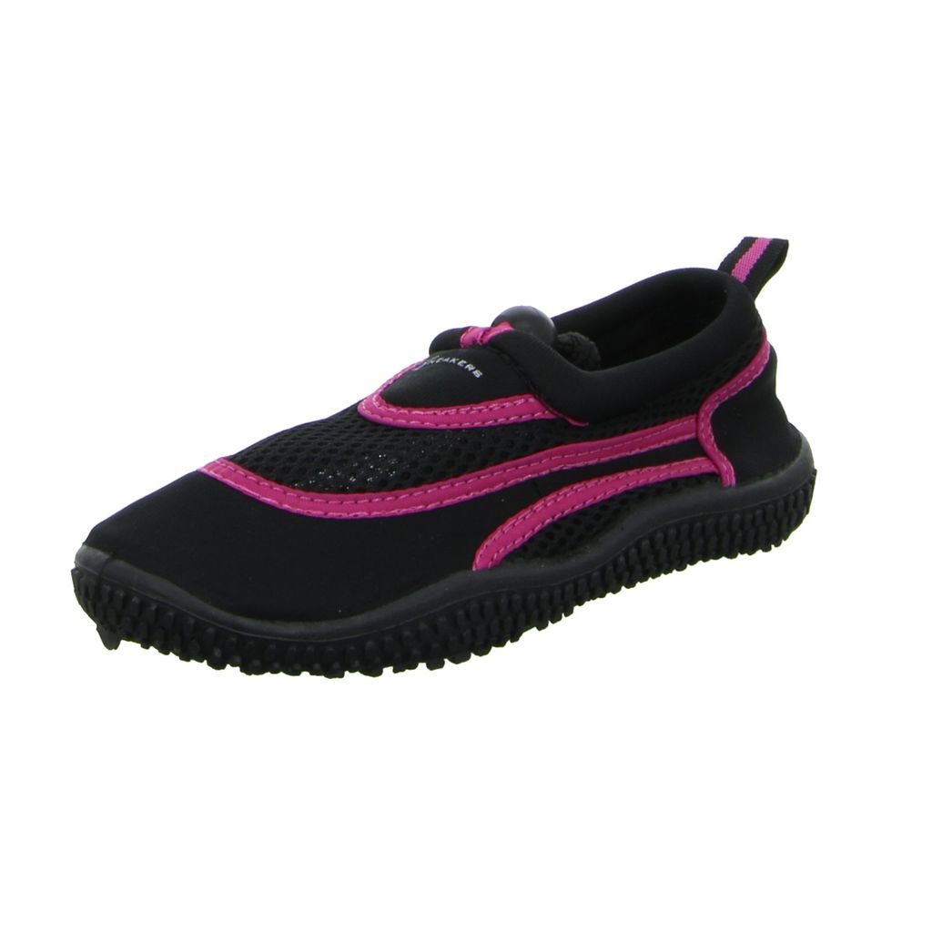 Sneakers Kinder-Badeschuh Schwarz-Pink, Farbe:schwarz, EU Größe:31