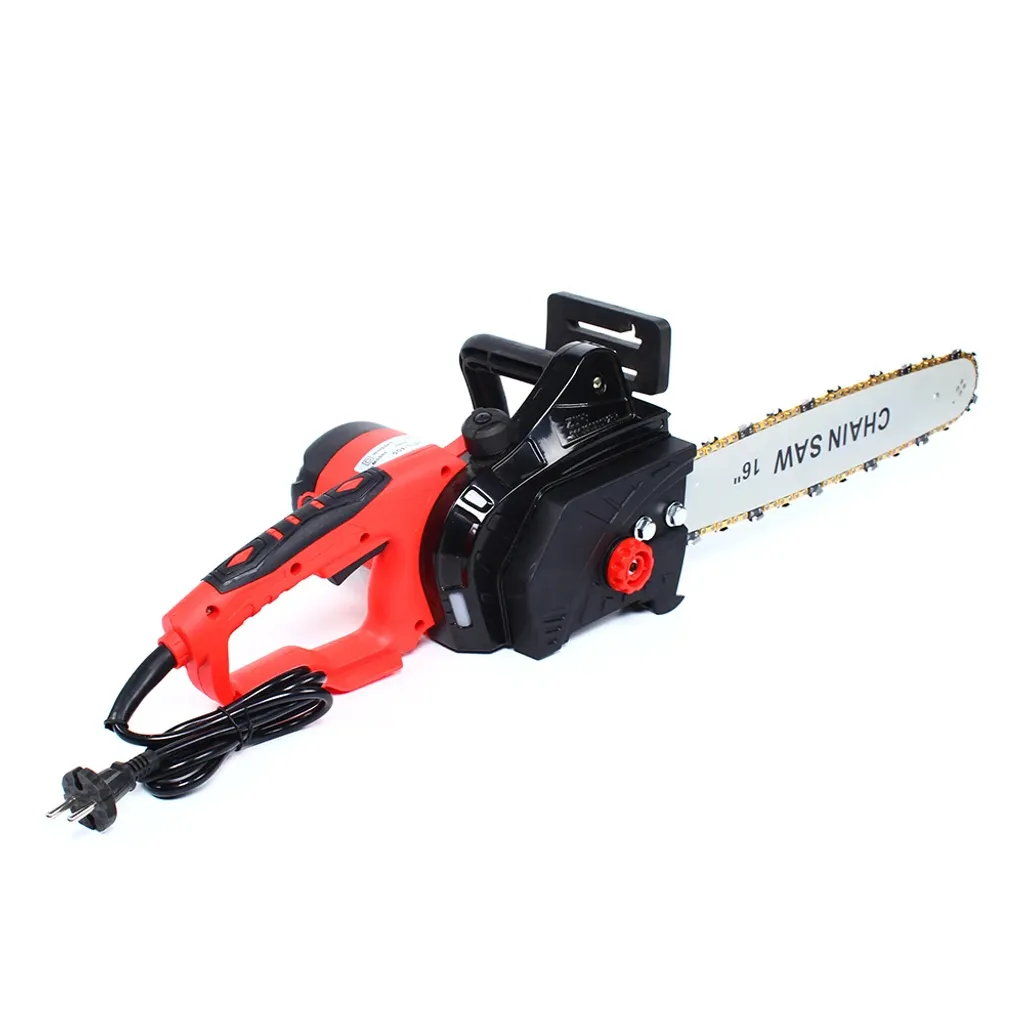 Motosega elettrica, potenza 2000 W, design ergonomico, rosso, UE