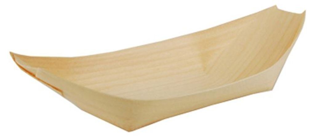 Papstar Fingerfood Schiffchen Holz pure 14 x 8,2 cm 50 Obrázek produktu 