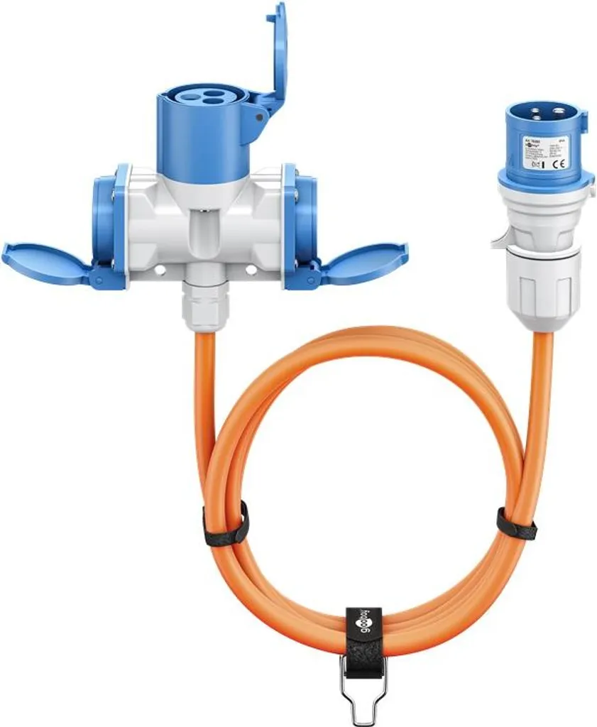 Goobay Adattatore CEE Presa Multipla 5m: Soluzione Outdoor 16A