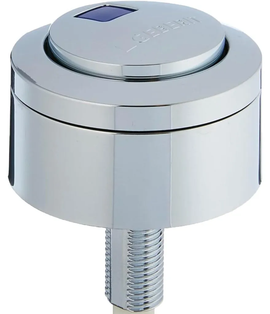 Bouton Geberit de remplacement pour chasse d'eau double touche chromée - 6