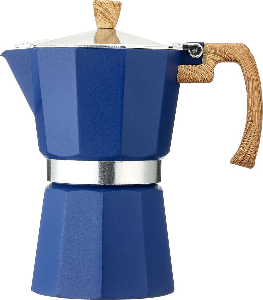 Moka Pot Espressomaschine Leicht zu reinigende Kaffeekanne für den Herd, Aluminium, italienisches Design, kubanische Kaffeemaschine für vollen Ge...