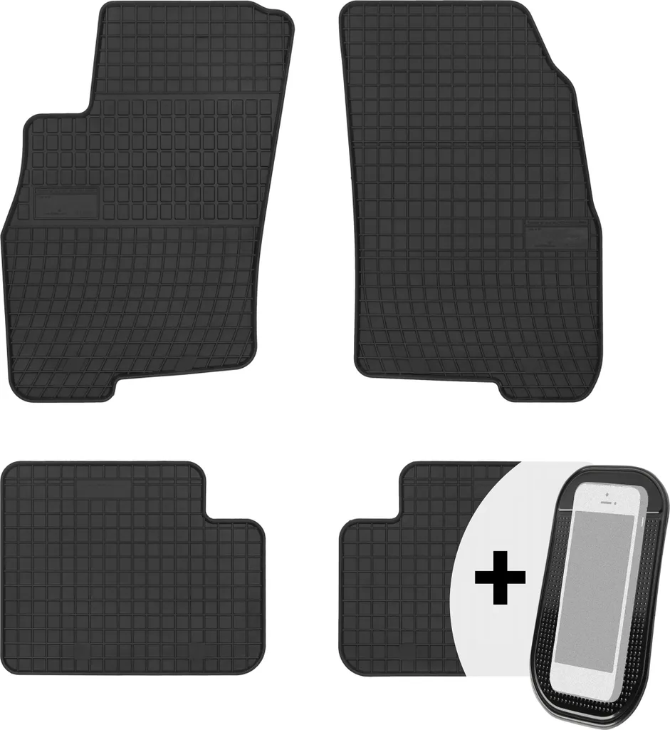 Tappetini Gomma Fiat Grande Punto 05-12 | Protezione Pro 4 Pezzi